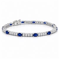 Bracciale Ultima Edizione Donna tennis in Argento BAO1841-BLU